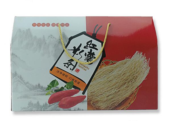 郑州有做粉条包装包装箱厂家河南凝澜纸质包装定制紫薯包装箱出货快