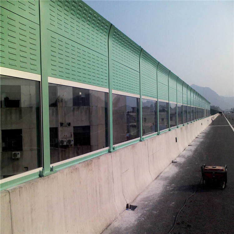 桥梁声屏障专业生产厂家 城市快速车道隔音墙隔音屏设计安装