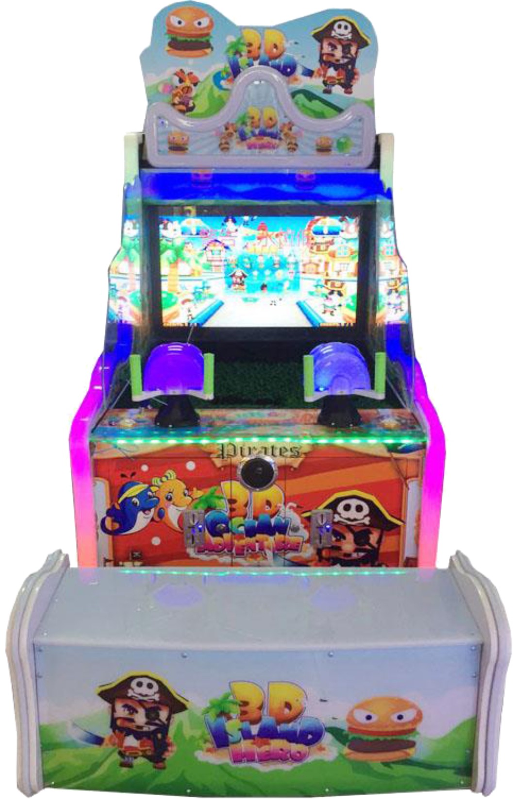 天子娱室内投币电玩儿童娱乐3D宝贝射水机游戏机