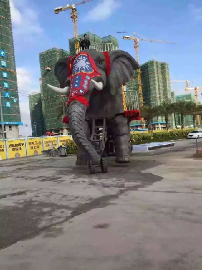人气出租机械大象巡游展示机械大象出租巡游金狮出赁