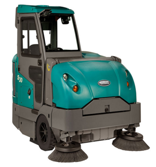 美国进口江苏盐城扫地机坦能S30中型重工业燃油安全驾驶式扫地机