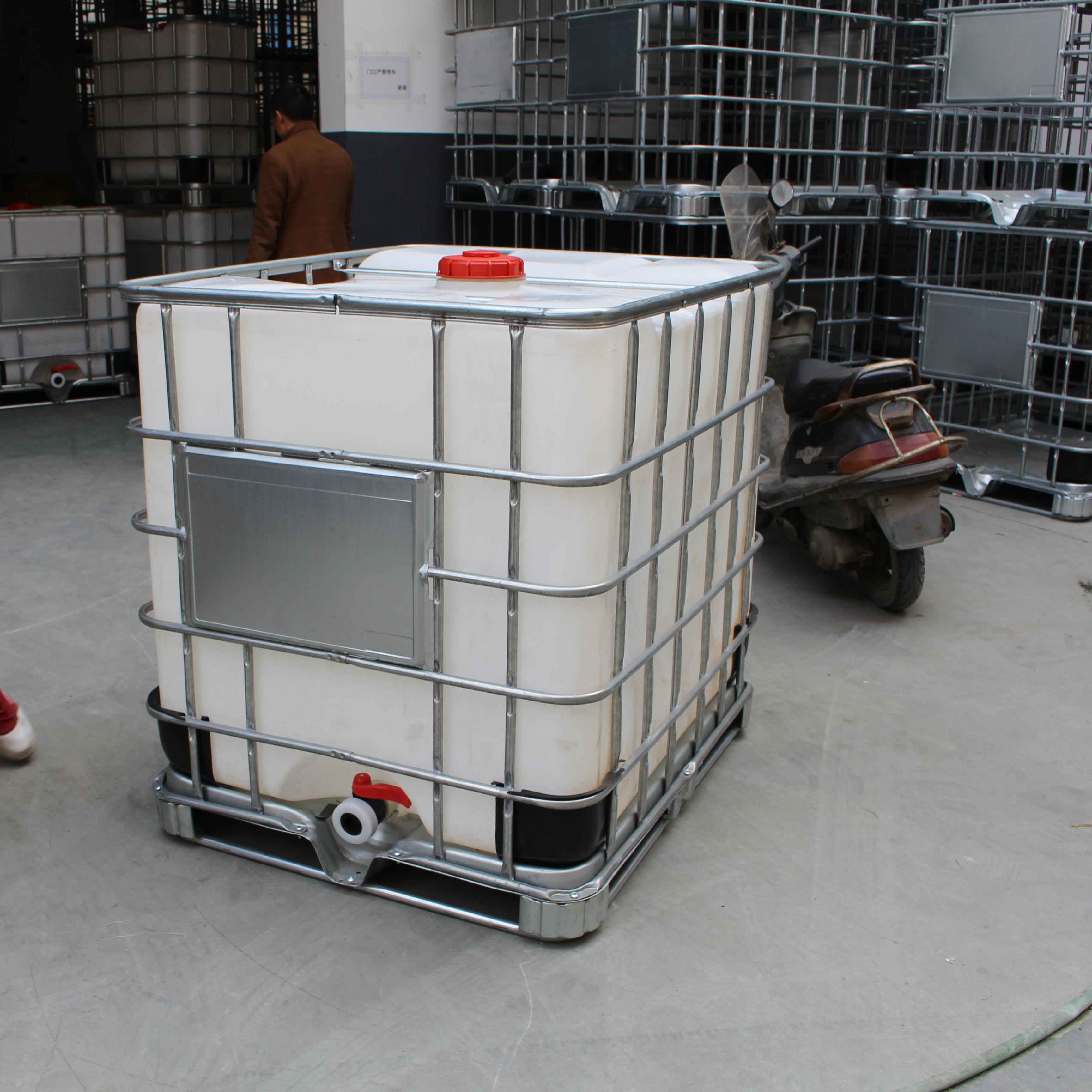 厂家直销1立方吨桶1000升带铁架方箱化工叉车桶ibc集装桶
