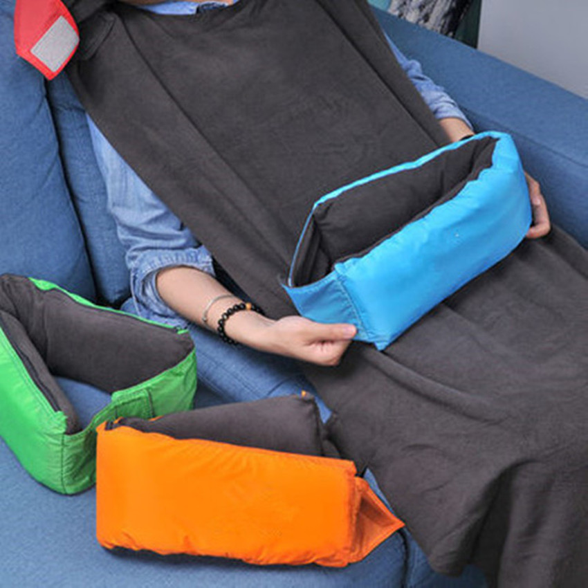 多功能披肩毯子颈枕飞机靠枕办公室护颈枕旅行三合一颈枕