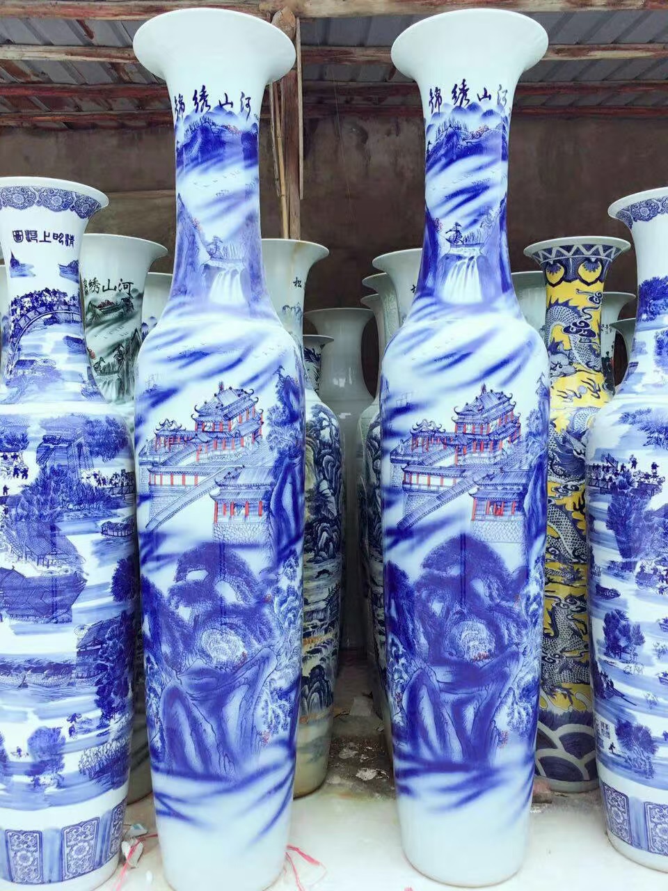 西安花瓶销售厂家_西安一帆风顺花瓶价格_北郊开业大花瓶