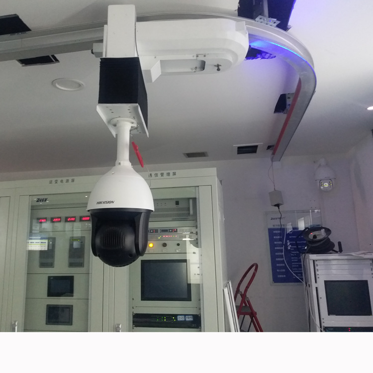 智能安防监控轨道机器人 升降型轨道双罩防尘 视频图像识别