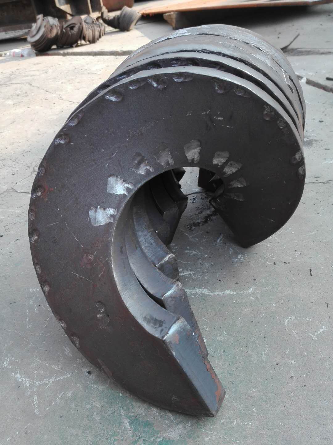 四川省厂家直销不锈钢螺旋叶片，碳钢猛钢叶片