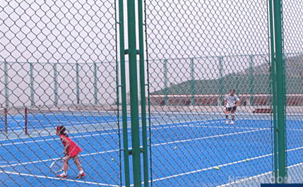 上海浸塑羽毛球场隔离网厂家