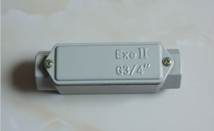 BHC-A-G3/4铝合金直通防爆穿线盒6分