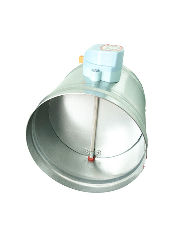 供应圆桶镀锌板电动风阀执行器厂家直销批发价格DN50-400