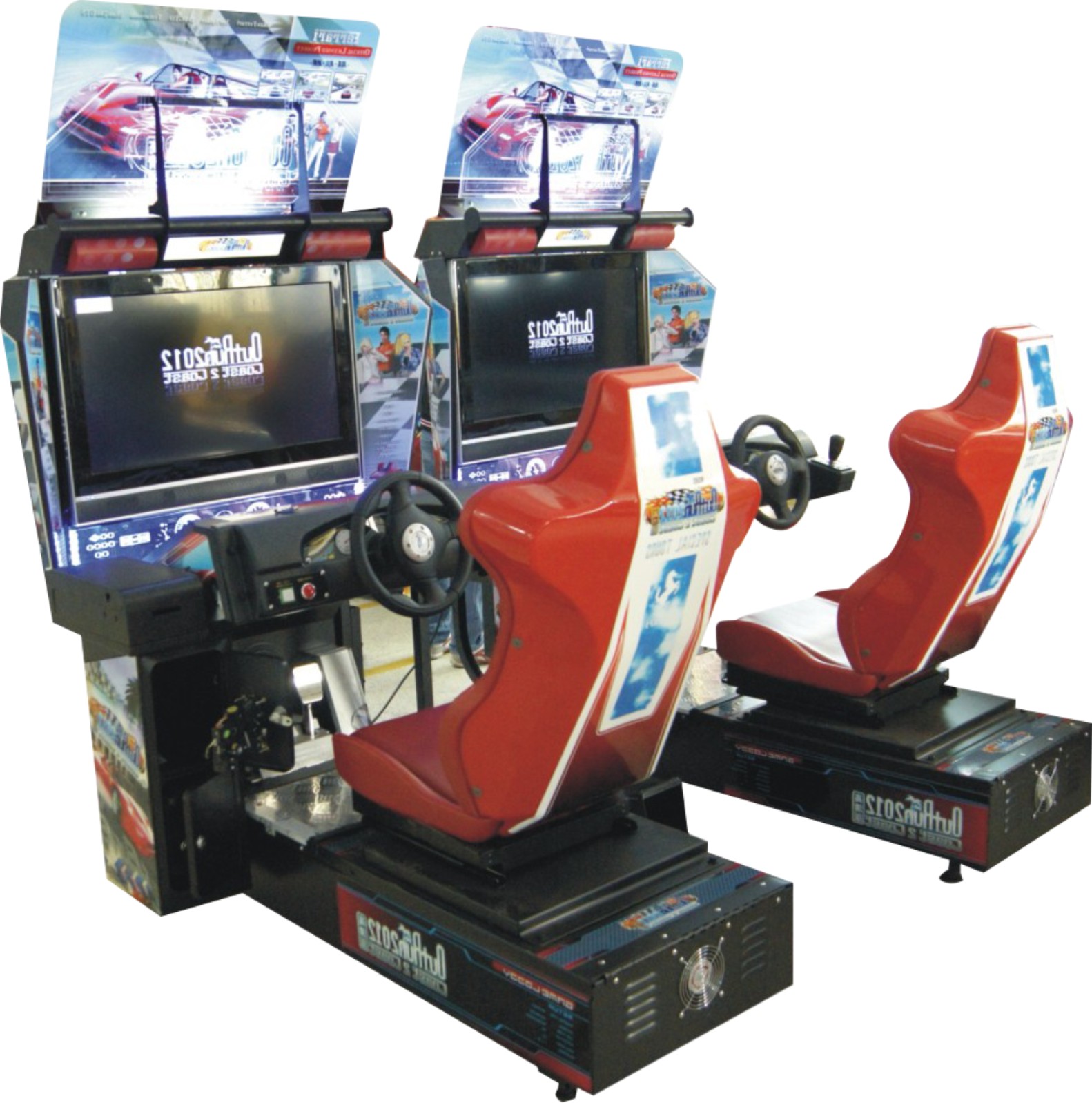 天子娱大型高清环游成人模拟赛车投币室内游戏机