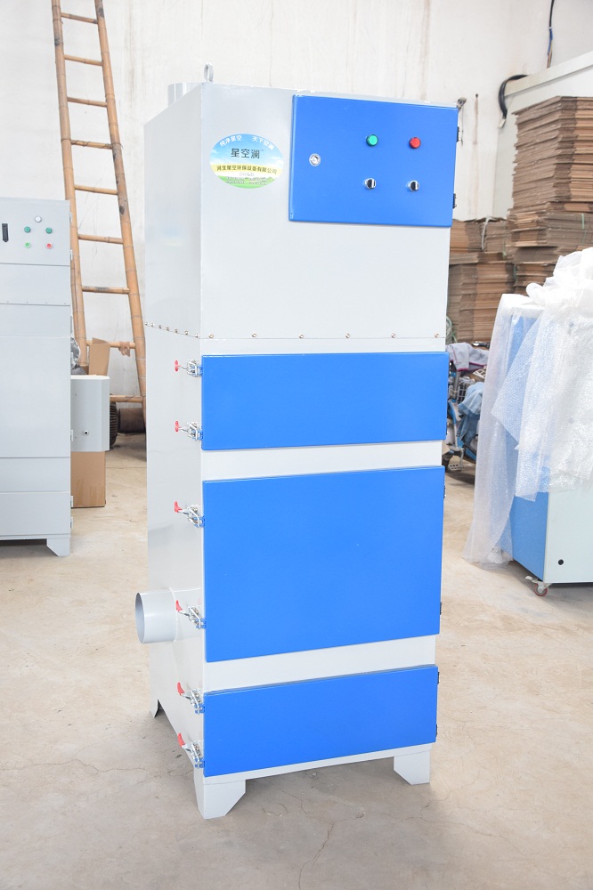河北星空环保单机滤筒除尘器人性化设计可移动，便捷实用除尘效率高不占空间