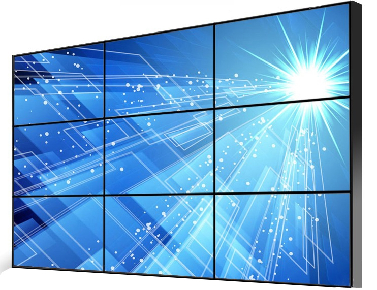 拼接电视墙之49寸高清液晶拼接显示屏_采用LG面板**窄拼缝1.8