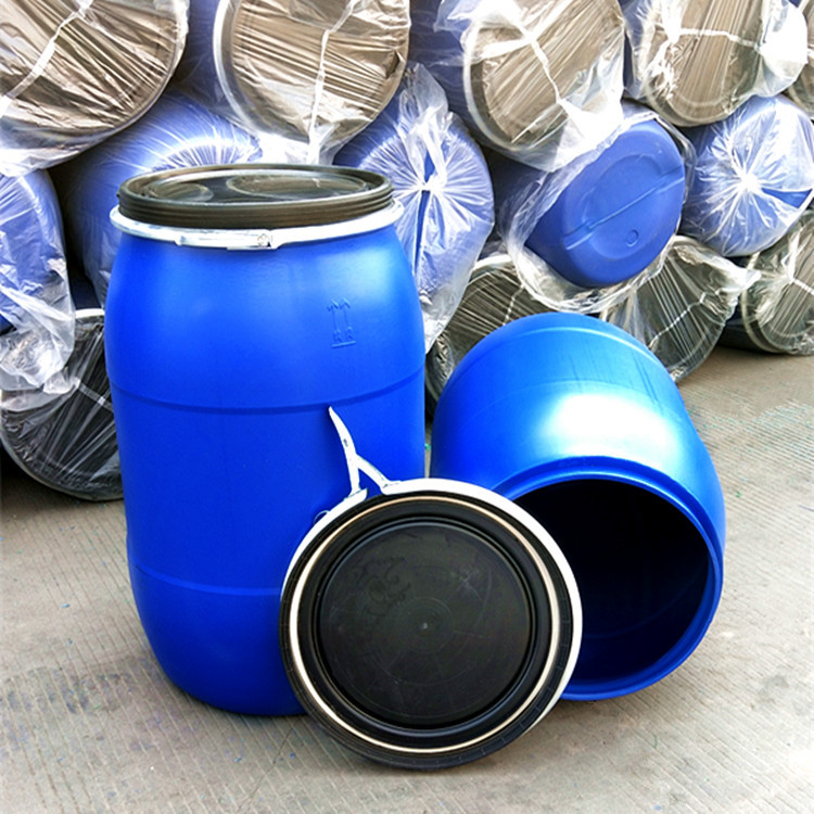 200升200公斤200L蓝色大口塑料圆桶