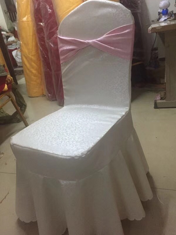 君康传奇纺织定做酒店椅套饭店餐厅桌椅套罩宴会婚礼婚庆凳子套连体座椅罩