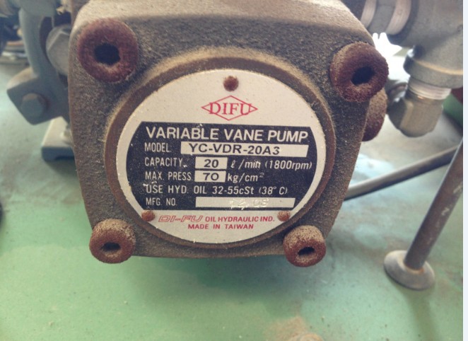 VP-30-140现货中国台湾DIFU变量叶片泵