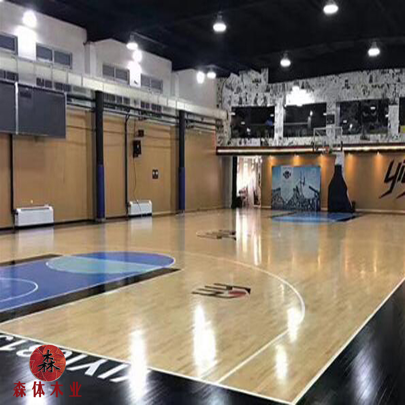 重庆篮球场木地板厂家 优良的承载性能