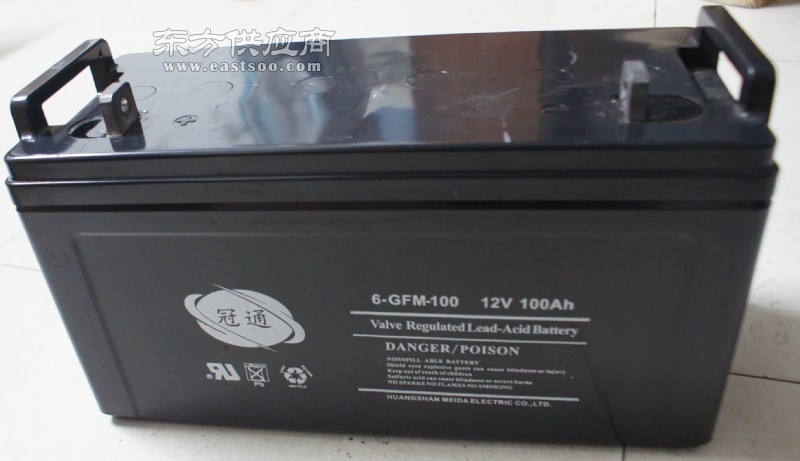 冠通蓄电池6-GFM-38,12V38AH尺寸