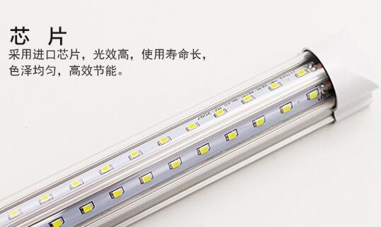 双排灯珠led灯管厂家大功率大角度照明