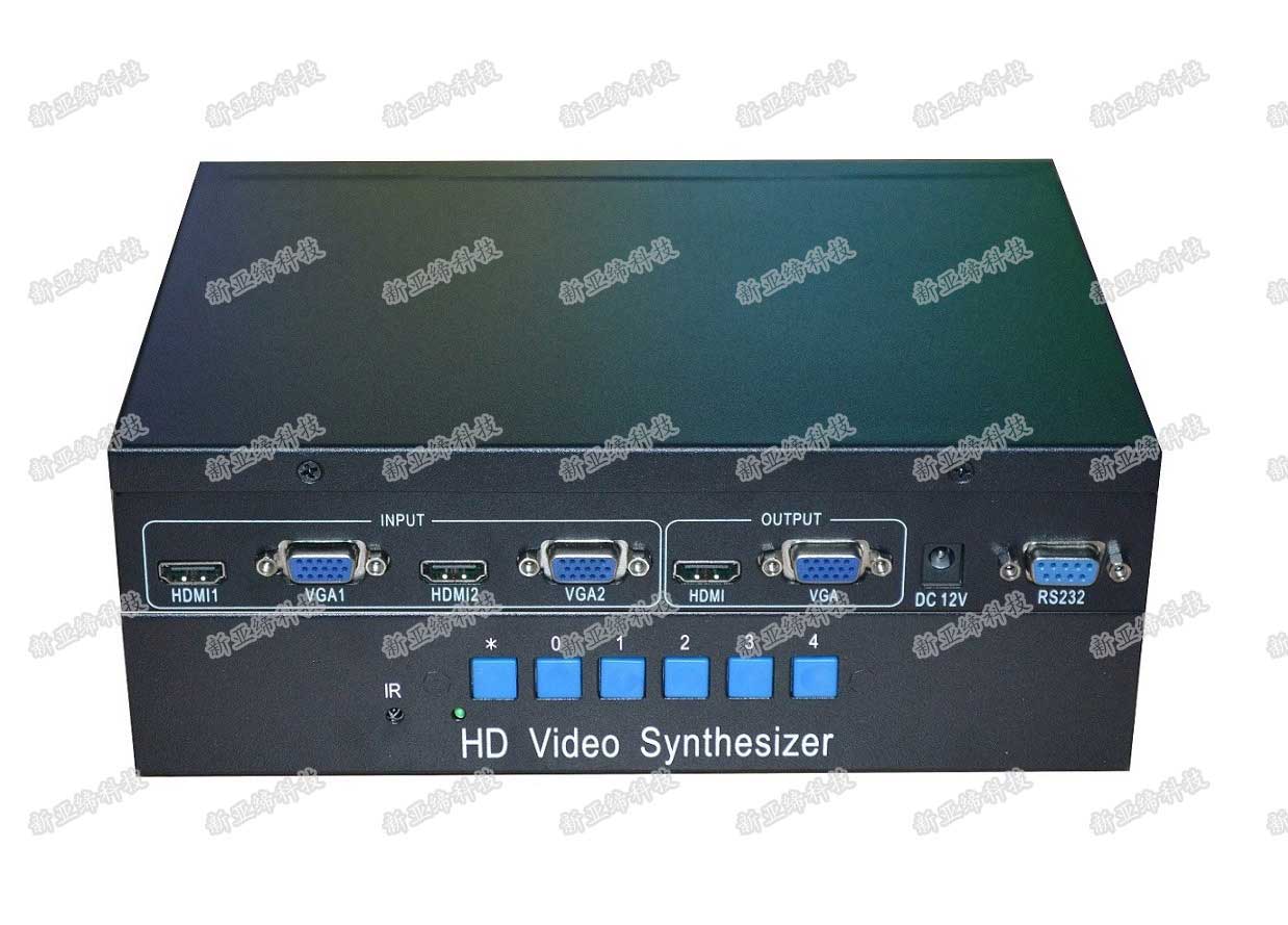 HDMI/VGA2画面分割器HDMI/VGA二画面分屏器HDMI/VGA画面合成器
