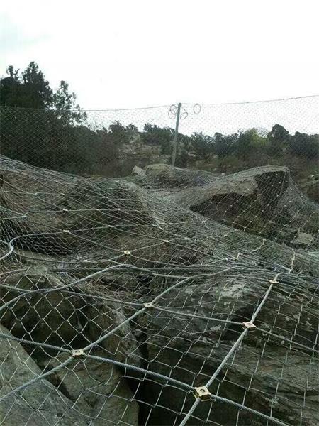 山体护坡用什么网.护坡钢丝绳网.护坡钢丝绳双层网