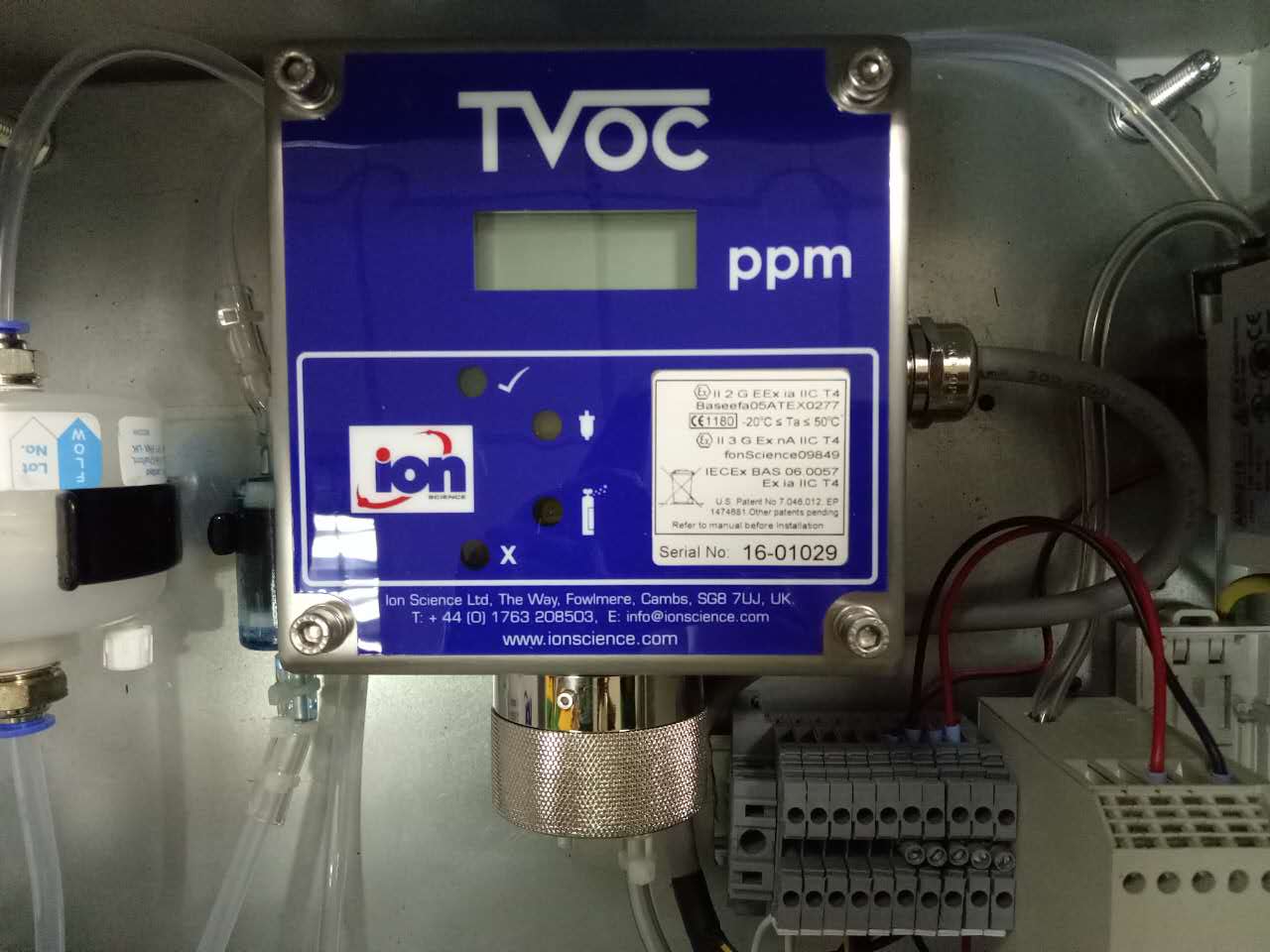 三种量程可选择的在线TVOC浓度监测仪英国进口