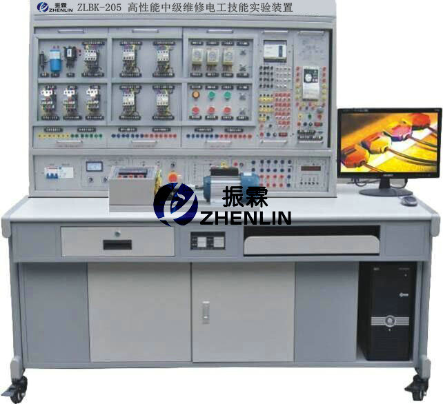 上海振霖ZLBK-205 高性能中级维修电工技能实验装置