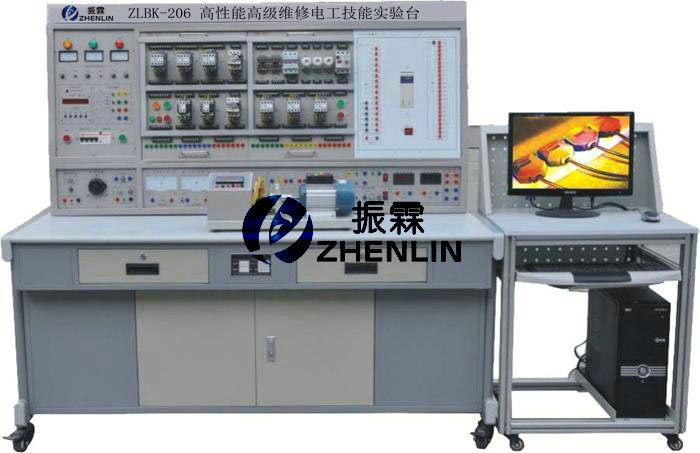 上海振霖ZLBK-206 高性能高级维修电工技能实验台