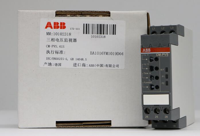 三相监视器品牌ABB型号CM-PVS.41S参数选型原厂包装生产清库存
