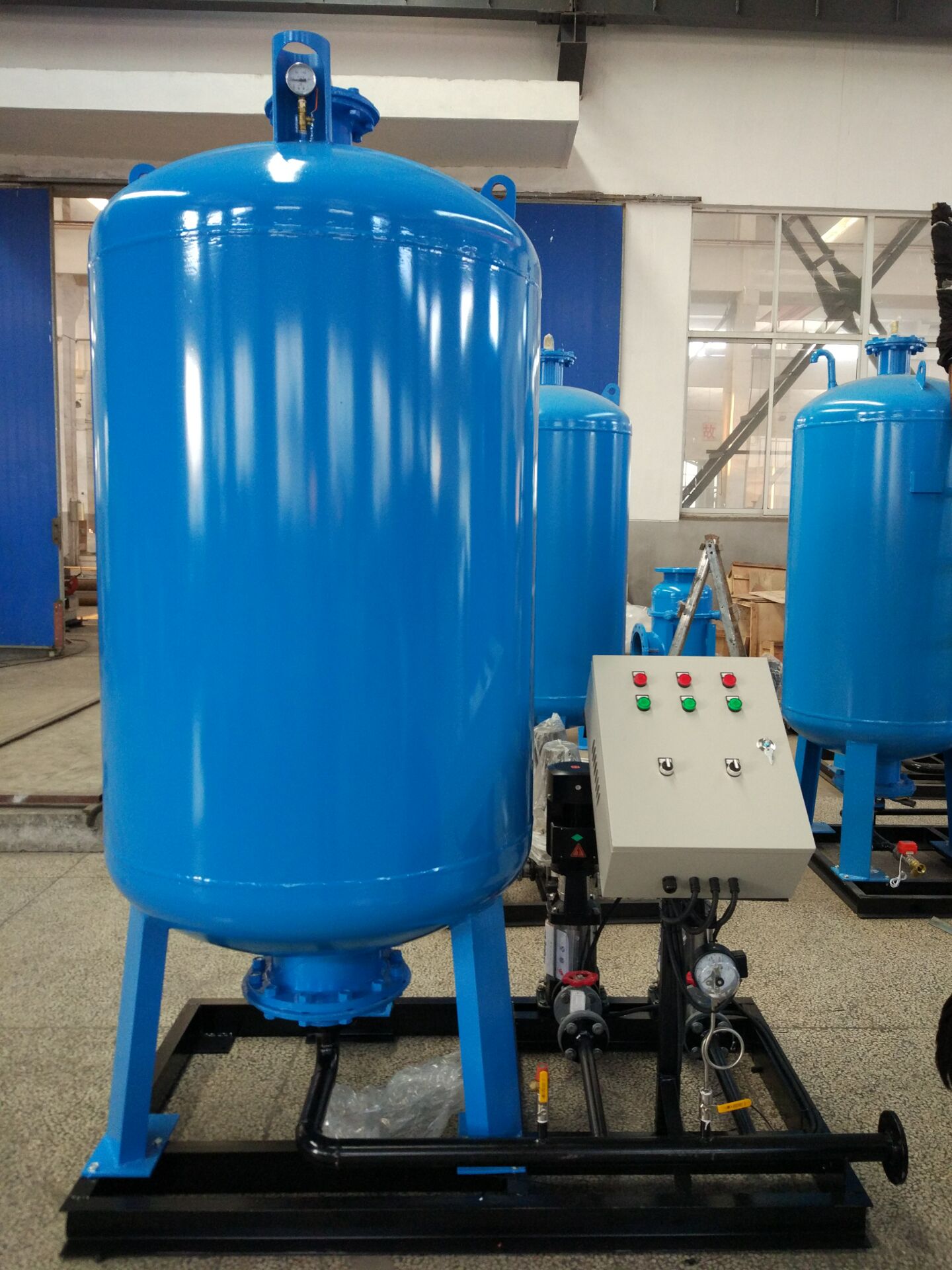 真空雾化冷却水膨胀罐定压补水装置隔膜罐机组 定压补水排气装置