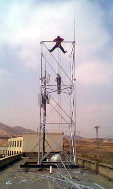信丰公司直销楼顶抱杆增高架制作安装