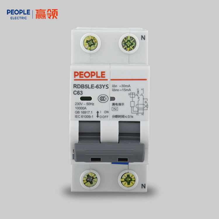 人民电器RDB5LE-63YS系列一体式预付费剩余电流动作断路器