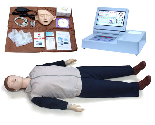 心肺复苏模拟人全身CPR心脏复苏训练人体模型 触电急救假人模型