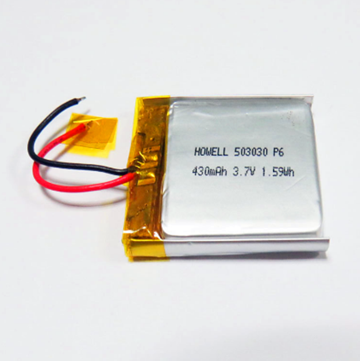 东莞鸿伟能源503030聚合物锂电池430mAh儿童智能手表锂电池生产厂家A品