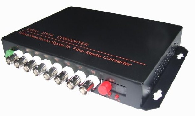 FMUX FM-DVTR-8V1D视频光端机