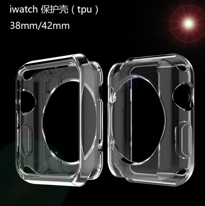 适用于苹果表壳iwatch 123代通用保护壳TPU苹果手表保护套 **