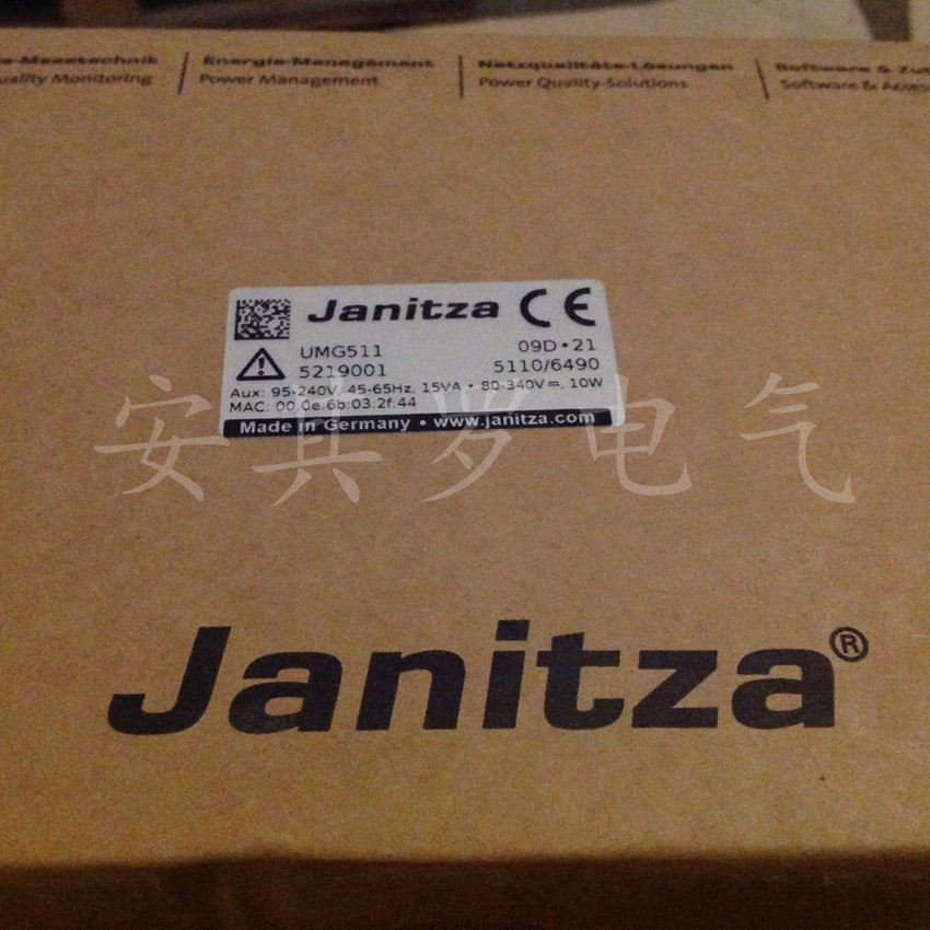 德国JANITZA全新UMG 511 5219001 分析仪