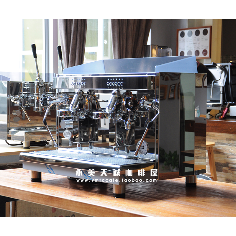AA深圳咖啡机现货德国ECM-Barista双头电控商用半自动意式咖啡机