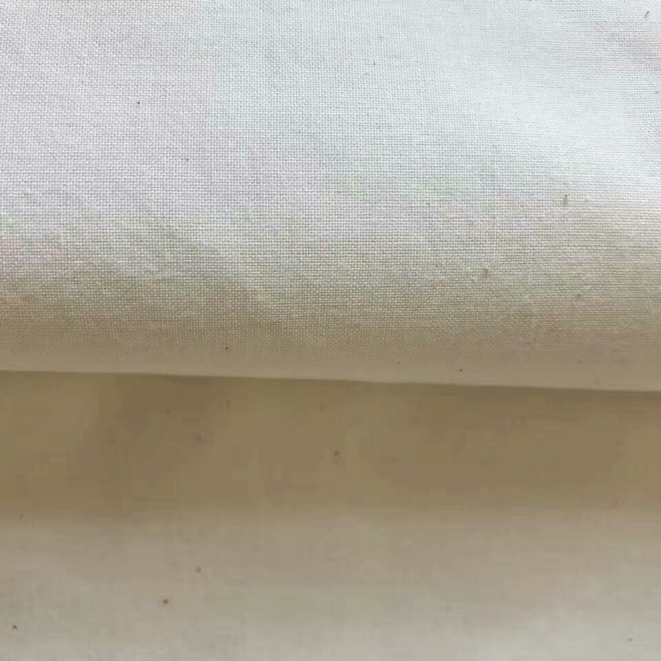 纯棉坯布口袋布全棉孝布窄幅21x21 60x60 47寸胚布 龙马工厂供应 涤棉口袋布 包漂白染色