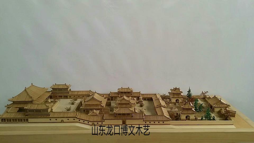 青海瞿昙寺古建筑模型沙盘博物馆定制加工产品微缩袖珍各种古建筑模型艮岳沙盘模型
