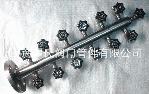 304不锈钢材质KFQ-1-12T空气分配器,气源分配器
