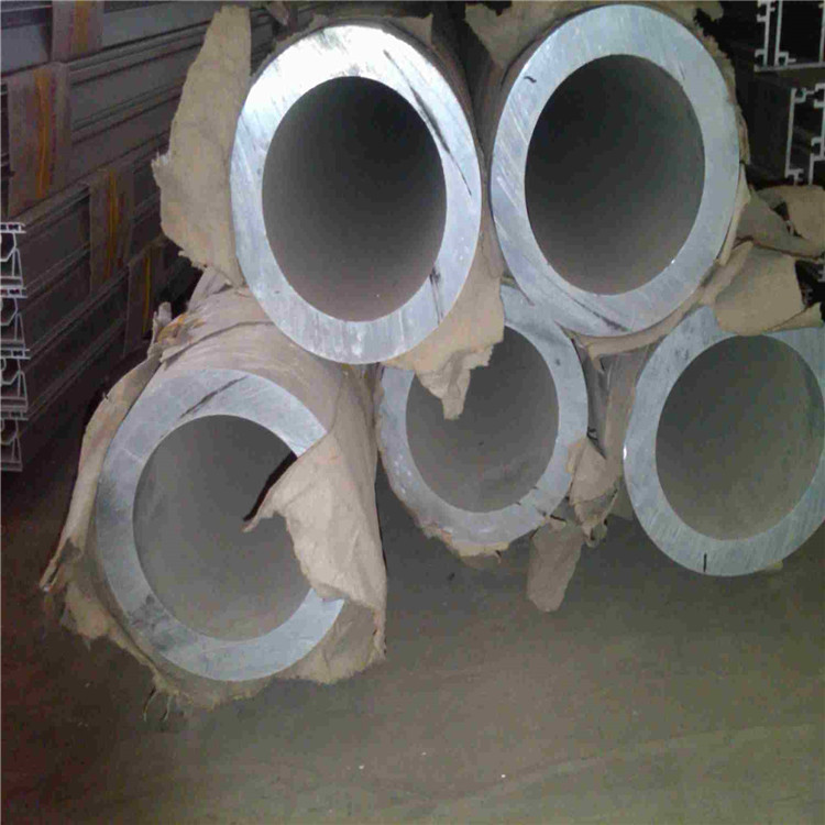 批发氧化铝管 6063铝管喷砂拉丝氧化 抛光切割 长度订制