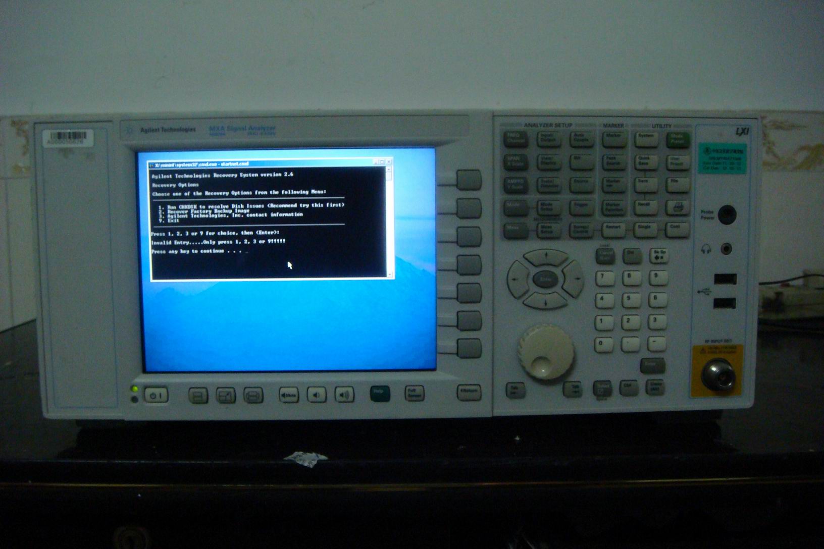 出售Agilent安捷伦N9020A信号分析仪20Hz-26.5GHz