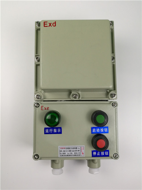 BQD53防爆电磁起动器BQC53户外带防雨罩防爆综合磁力启动器