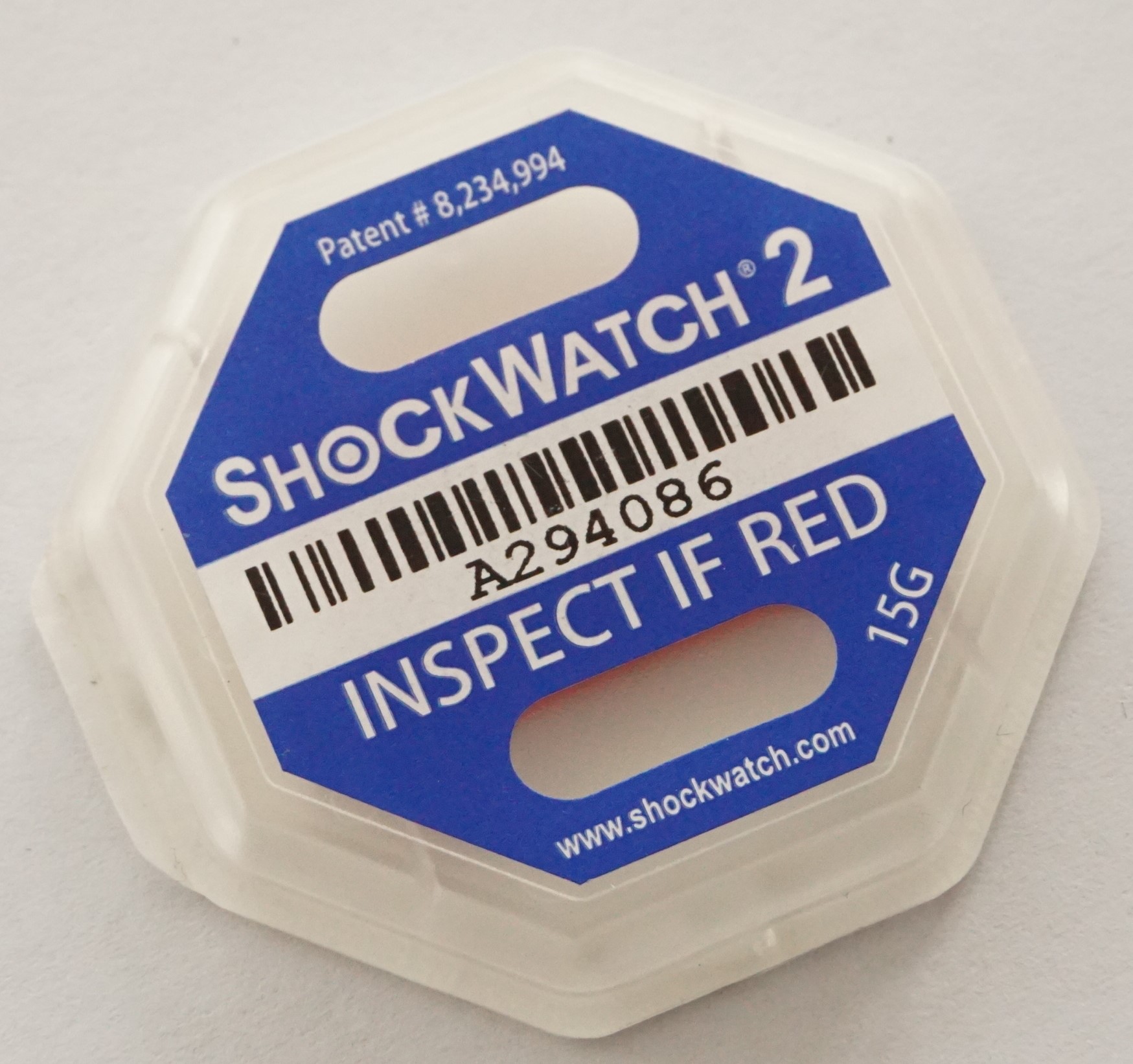 防震标签shockwatch碰撞指示器原装进口