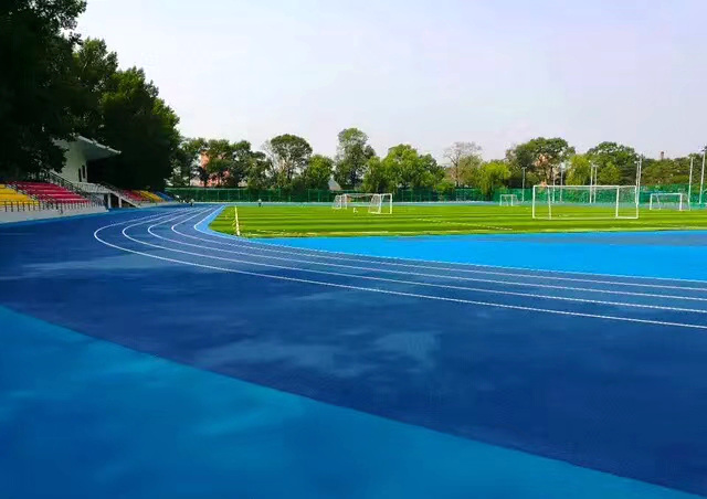 河北邯郸大学学校室外塑胶跑道建设