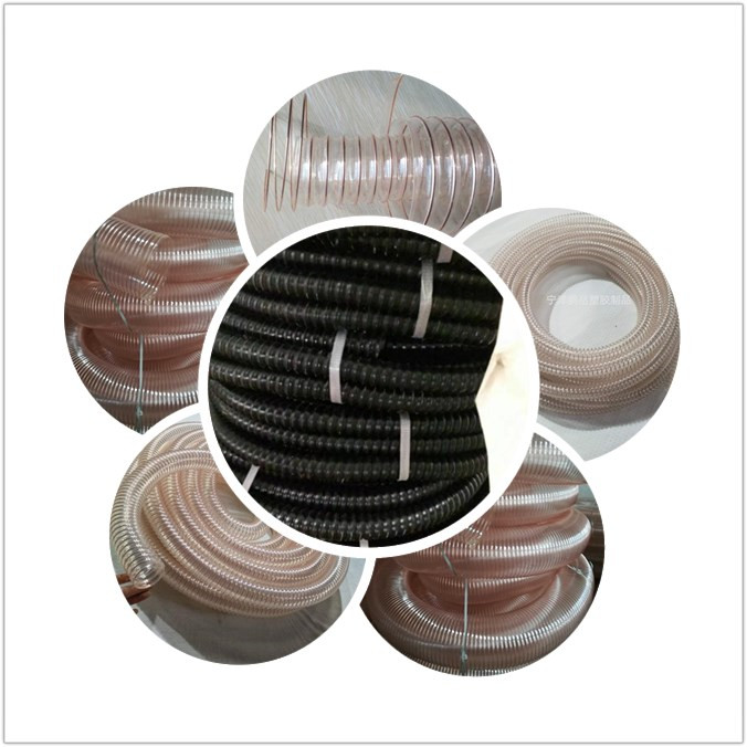 陶瓷行业**软管/透明钢丝网纹管/工业吸尘软管