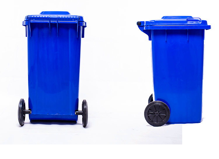 湖北垃圾桶厂家宜昌环卫设备公司批发120L小区物业环卫垃圾桶