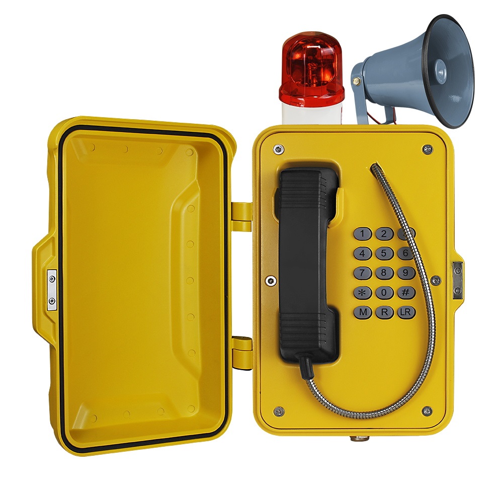 矿用防潮IP广播电话机，防水防尘防潮，IP66，RJ45接口