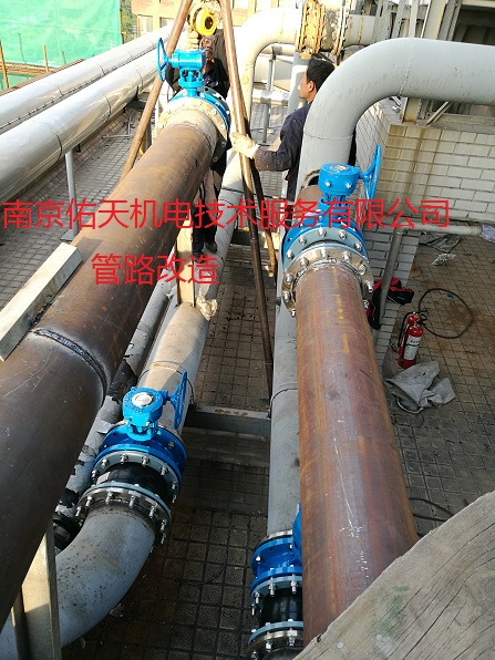 南京中央空调水冷机组冷却塔管路改造