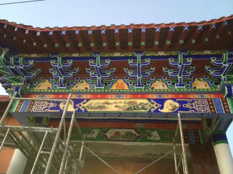 广州墙绘 广州壁画彩绘 广州古建筑墙绘 追梦墙绘